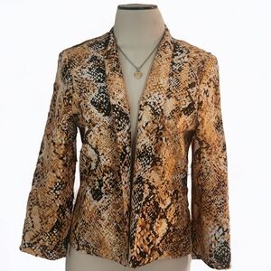 Kasper animal print blazer NWT's size 6